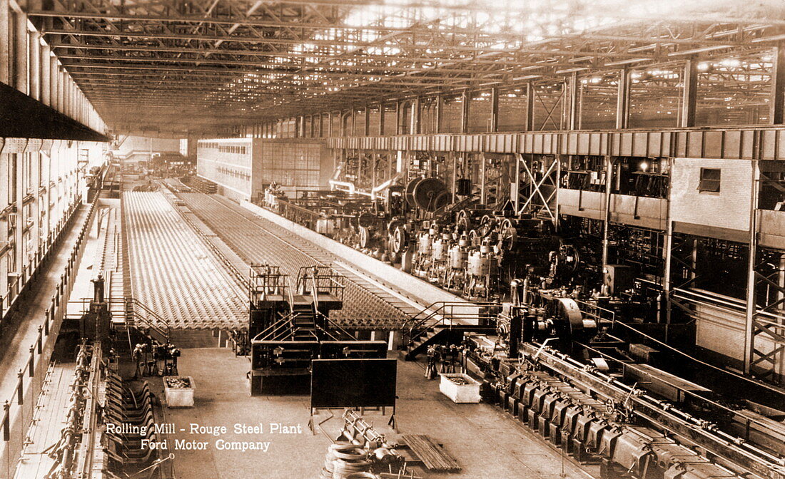 Early 20th century steelworks
