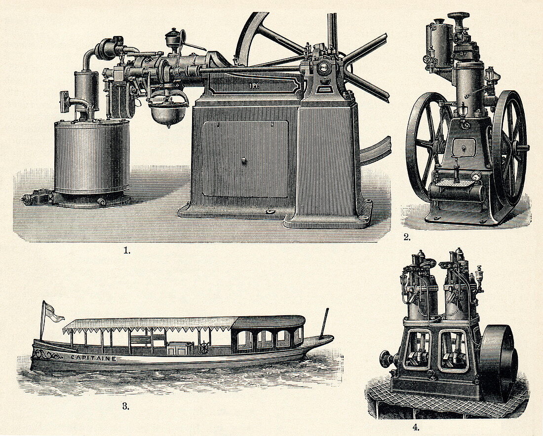 Early petrol motors
