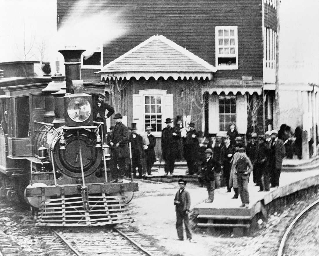 19th-century US steam locomotive