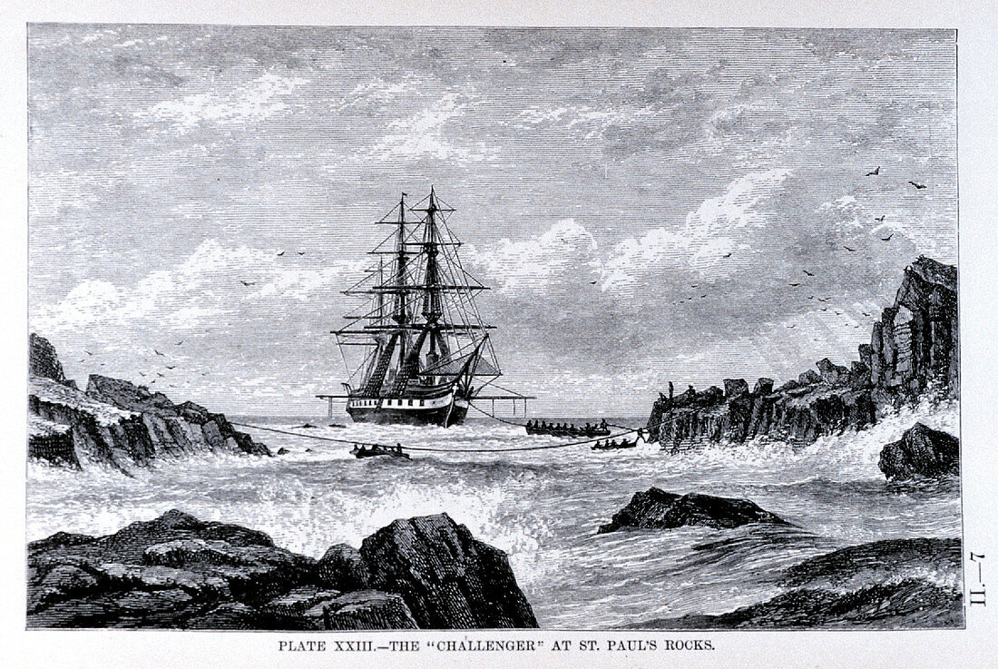 HMS Challenger,illustration