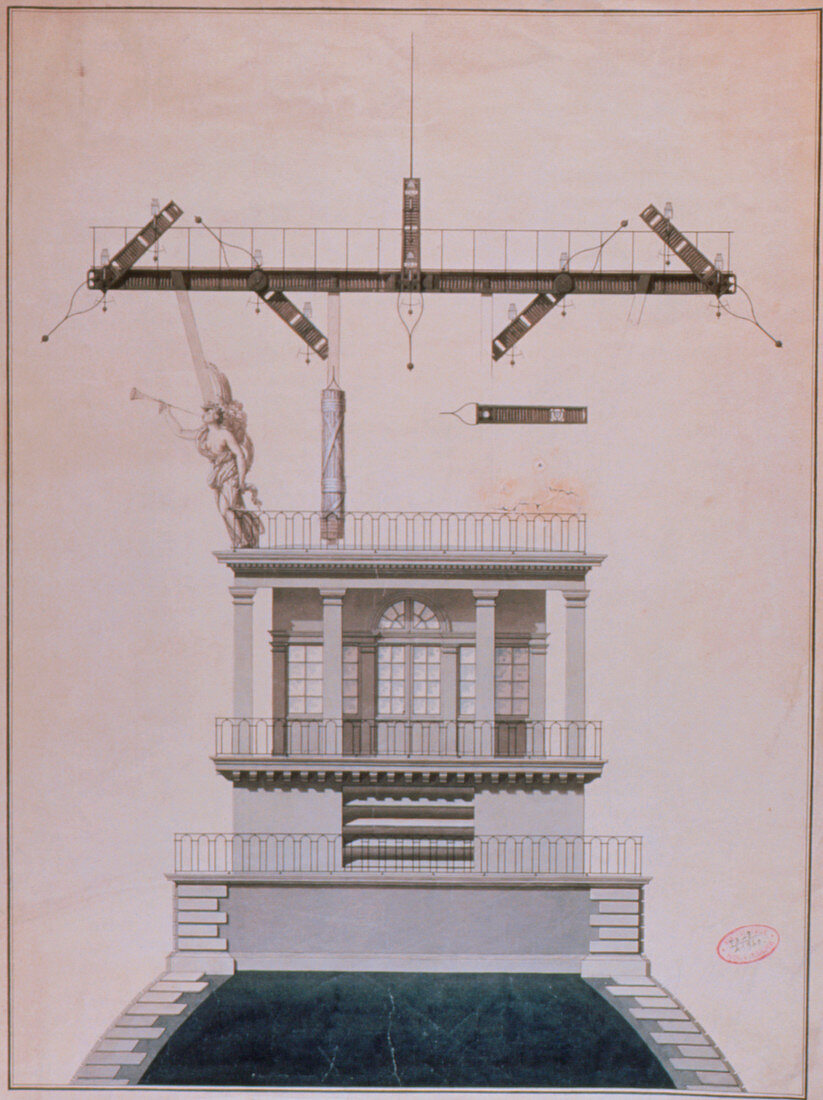 Chappe's telegraph station,Louvre