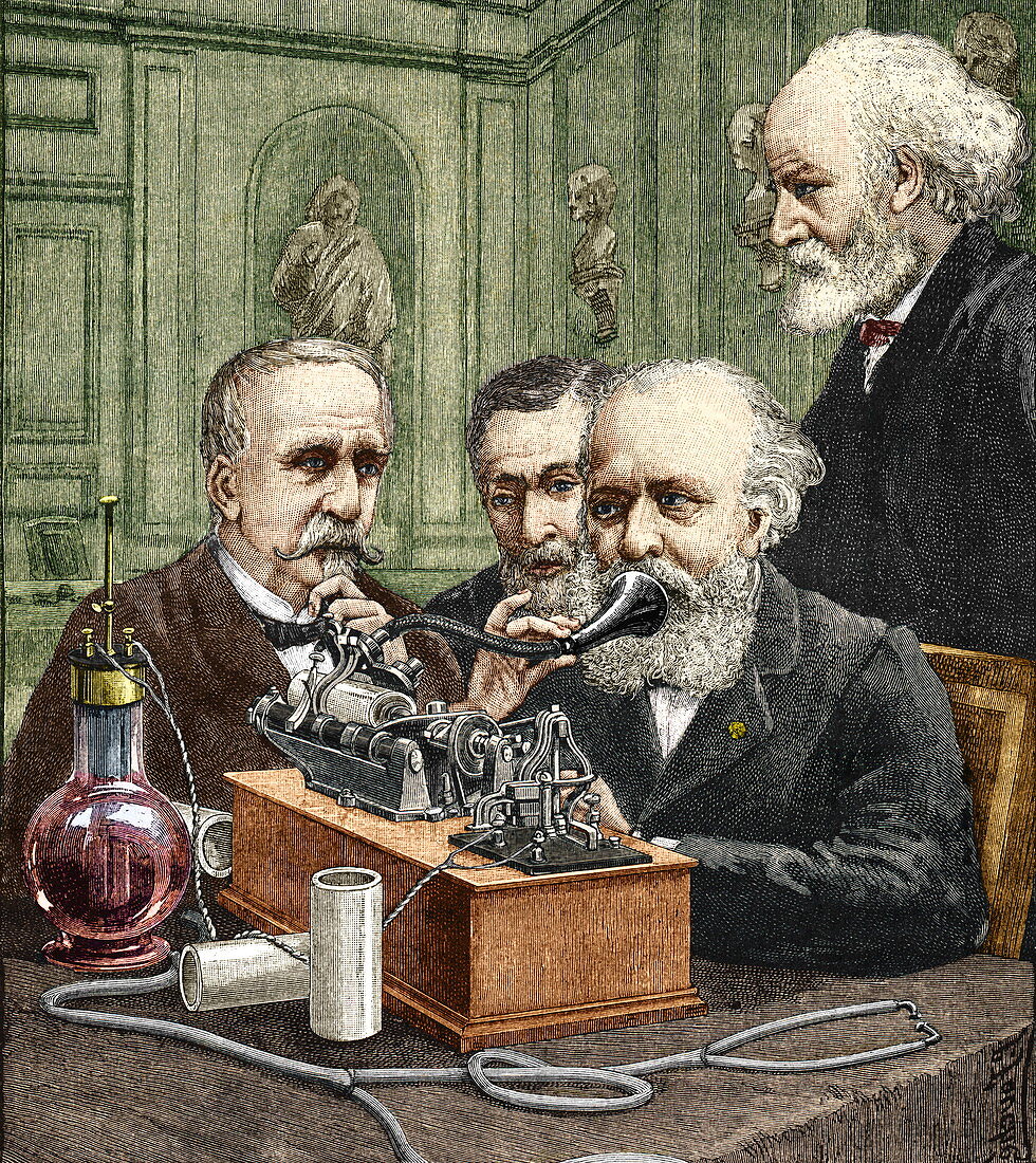 Edison phonograph - 1889