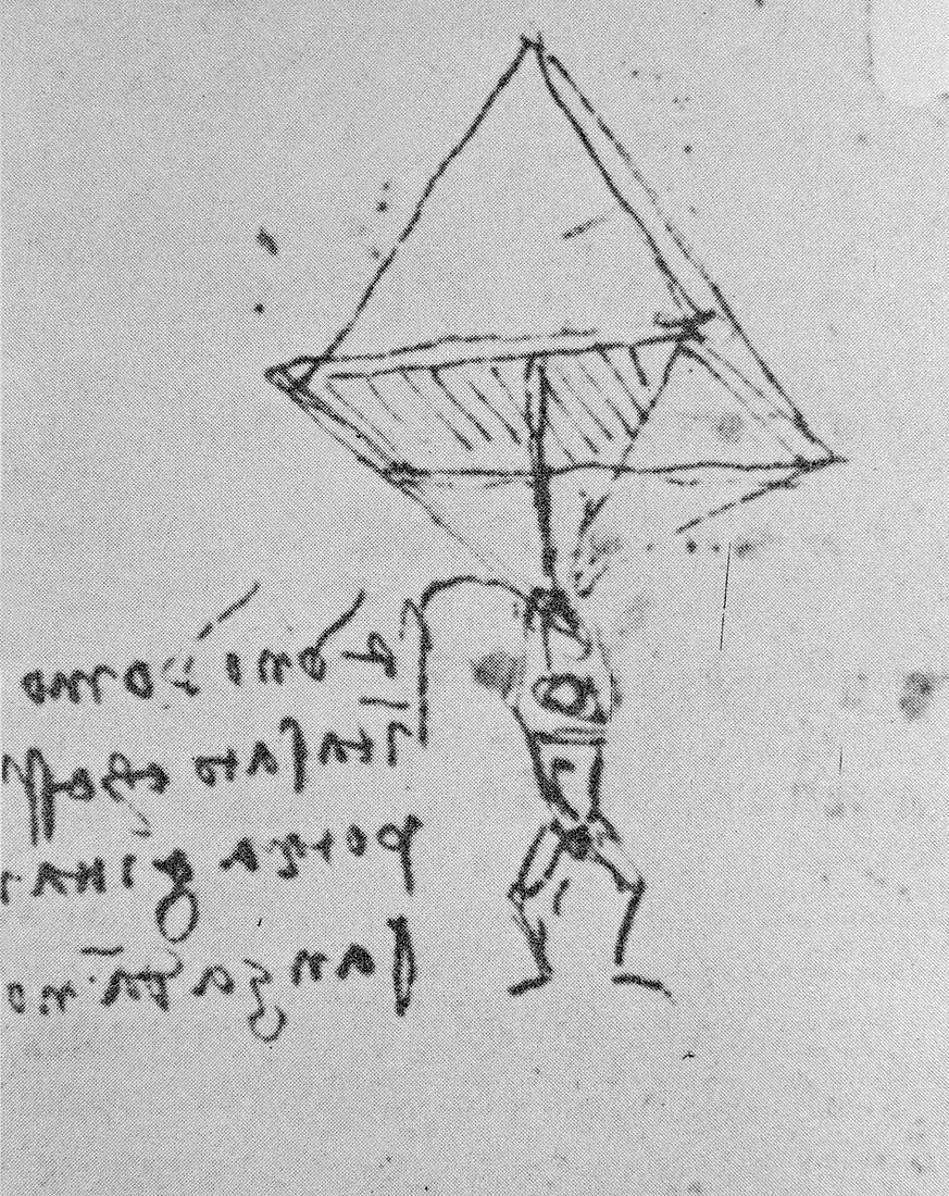 Da Vinci's parachute