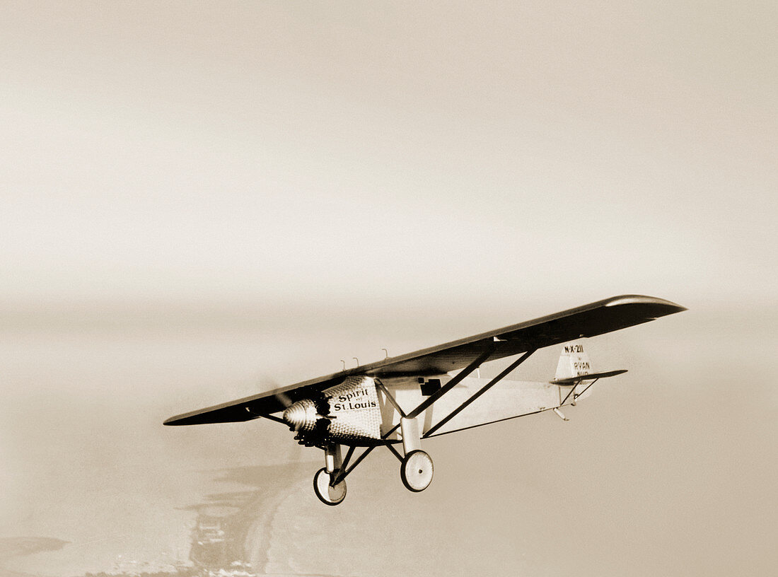 Lindbergh's Spirit of St Louis airplane