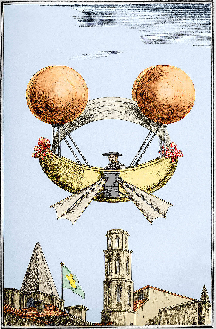 Lana Terzi's airship,17th century