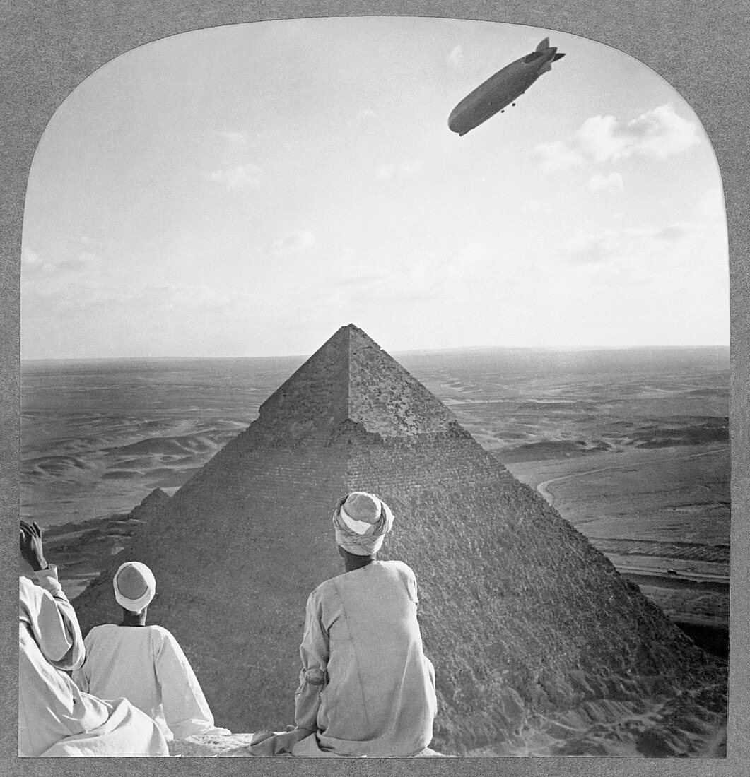 Graf Zeppelin in Egypt,1931