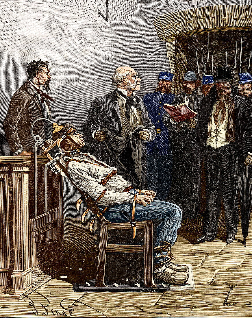 Electric chair,1890