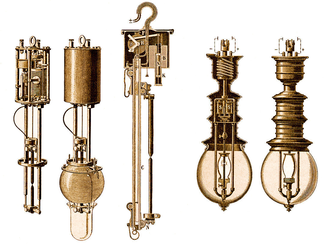 Early electric lamps