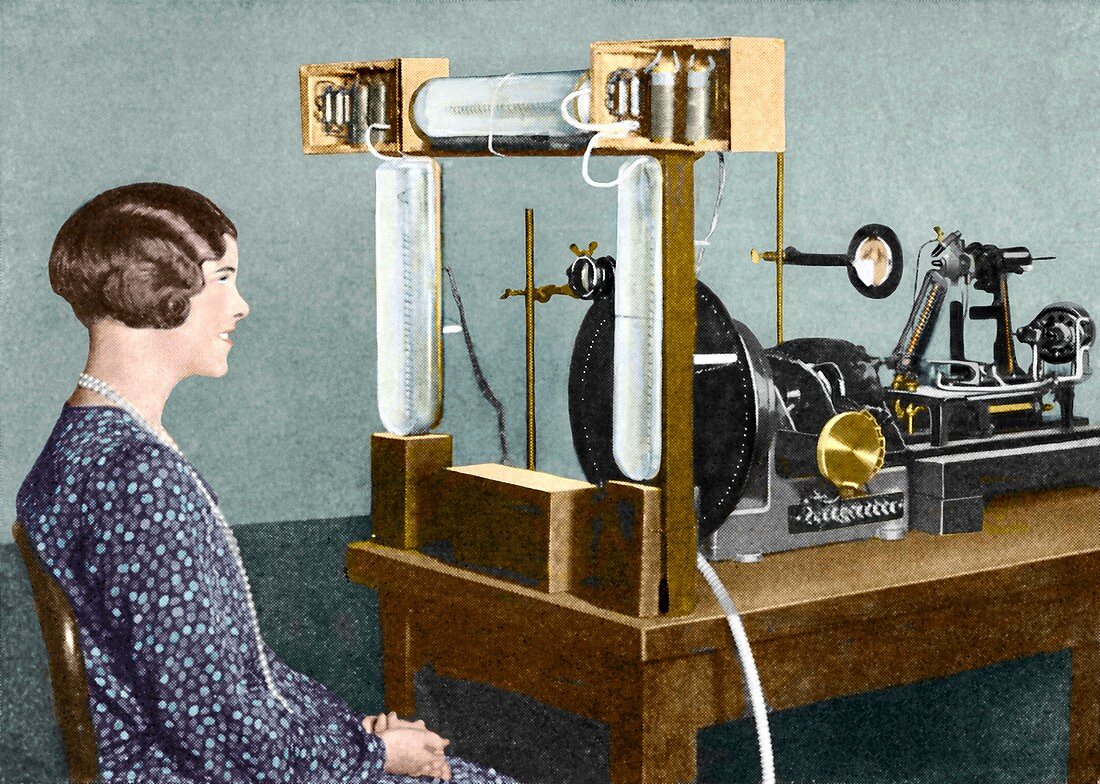 1920s television transmitting apparatus