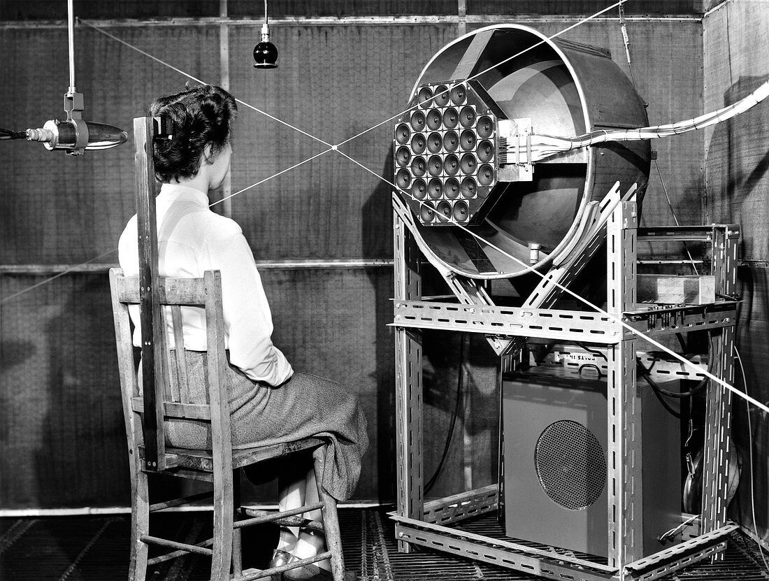 Acoustics test,1954