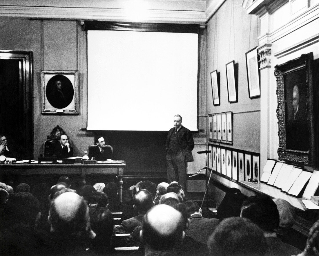 Royal Astronomical Society meeting,1935