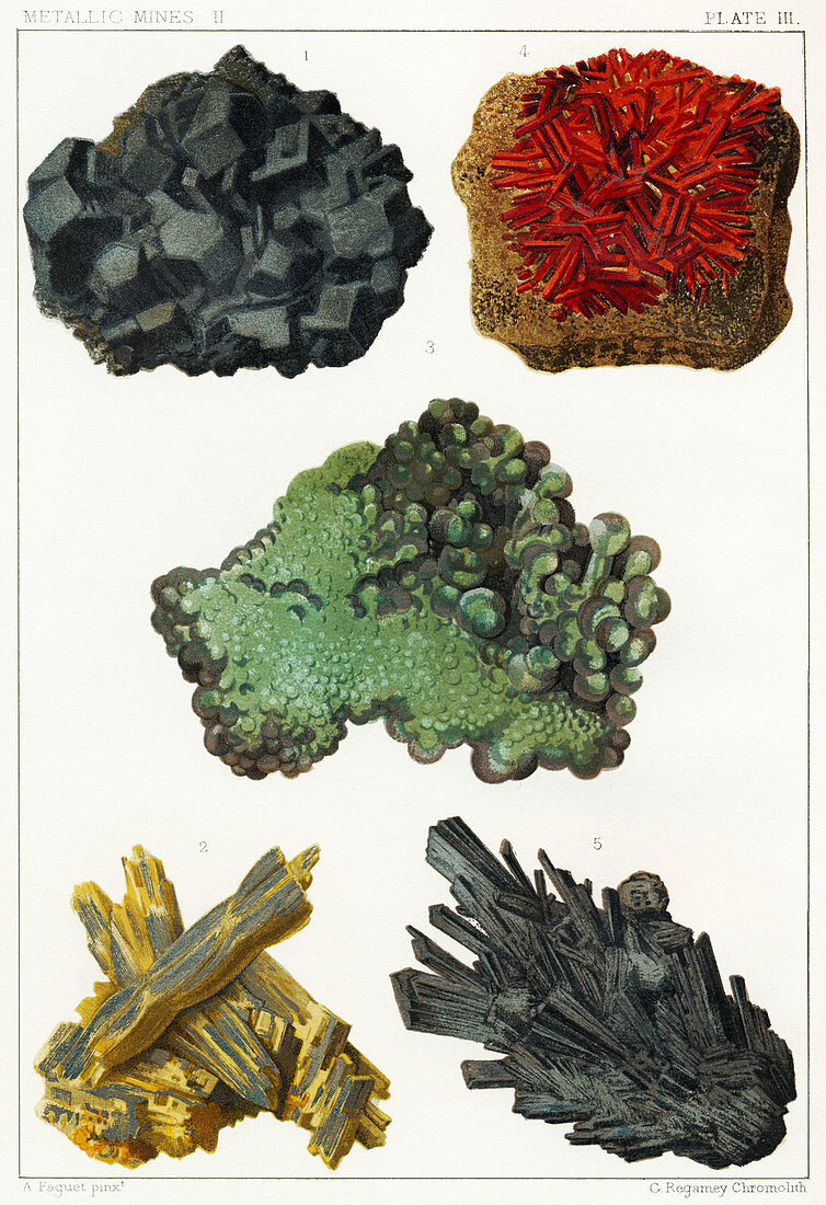 Heavy metal minerals