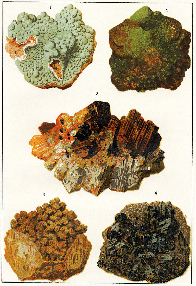 Heavy metal minerals