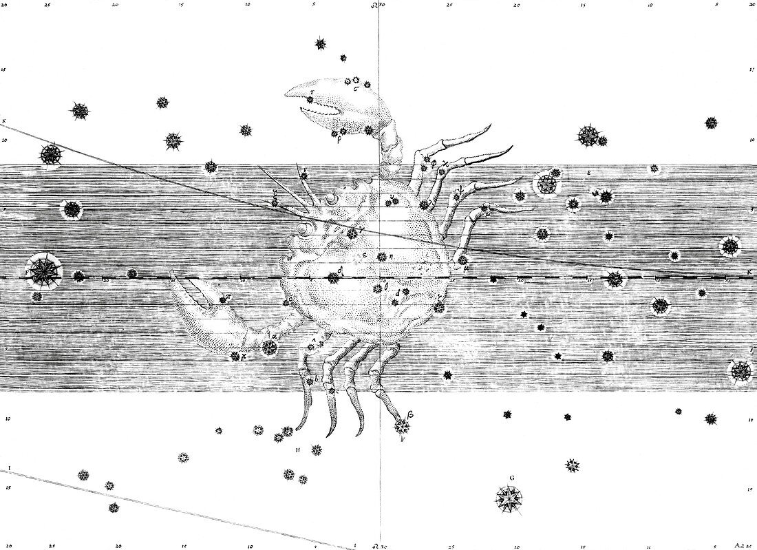 Cancer constellation,1603