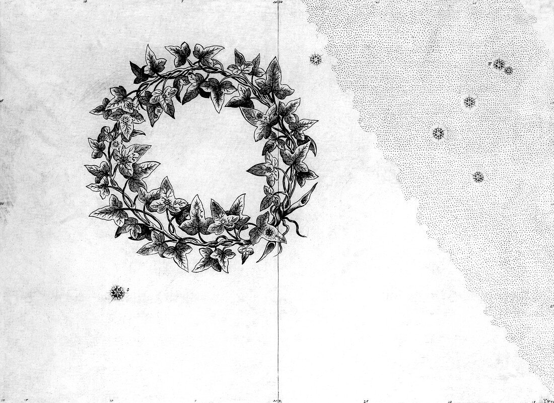 Corona Meridionalis constellation,1603