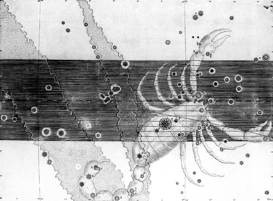 Scorpio constellation,1603