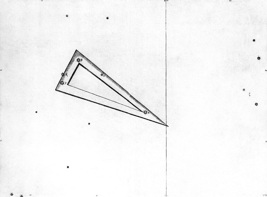 Triangulum constellation,1603