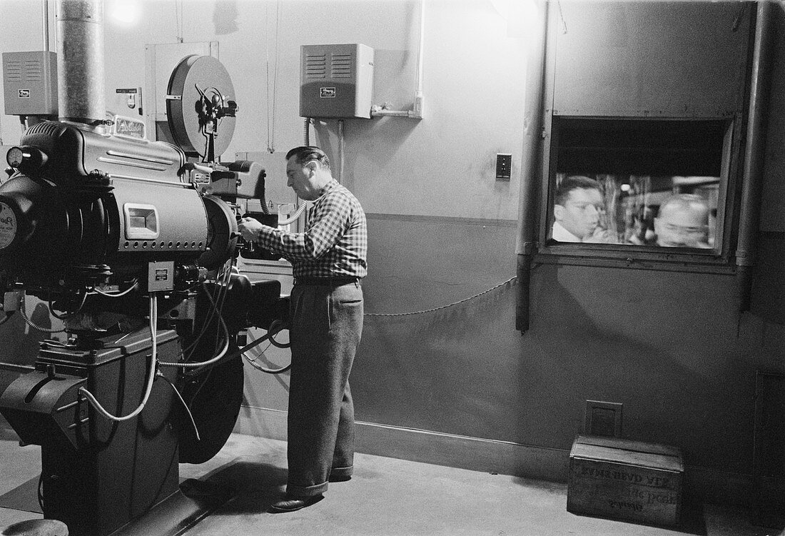 1950s film projector