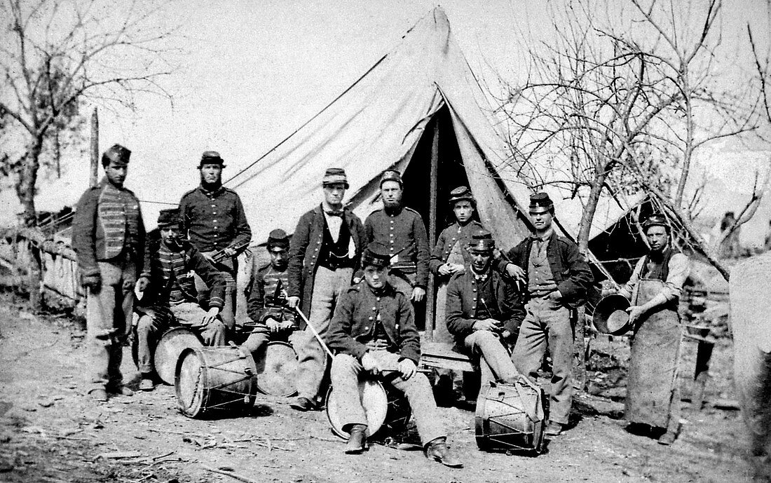 American Civil War camp