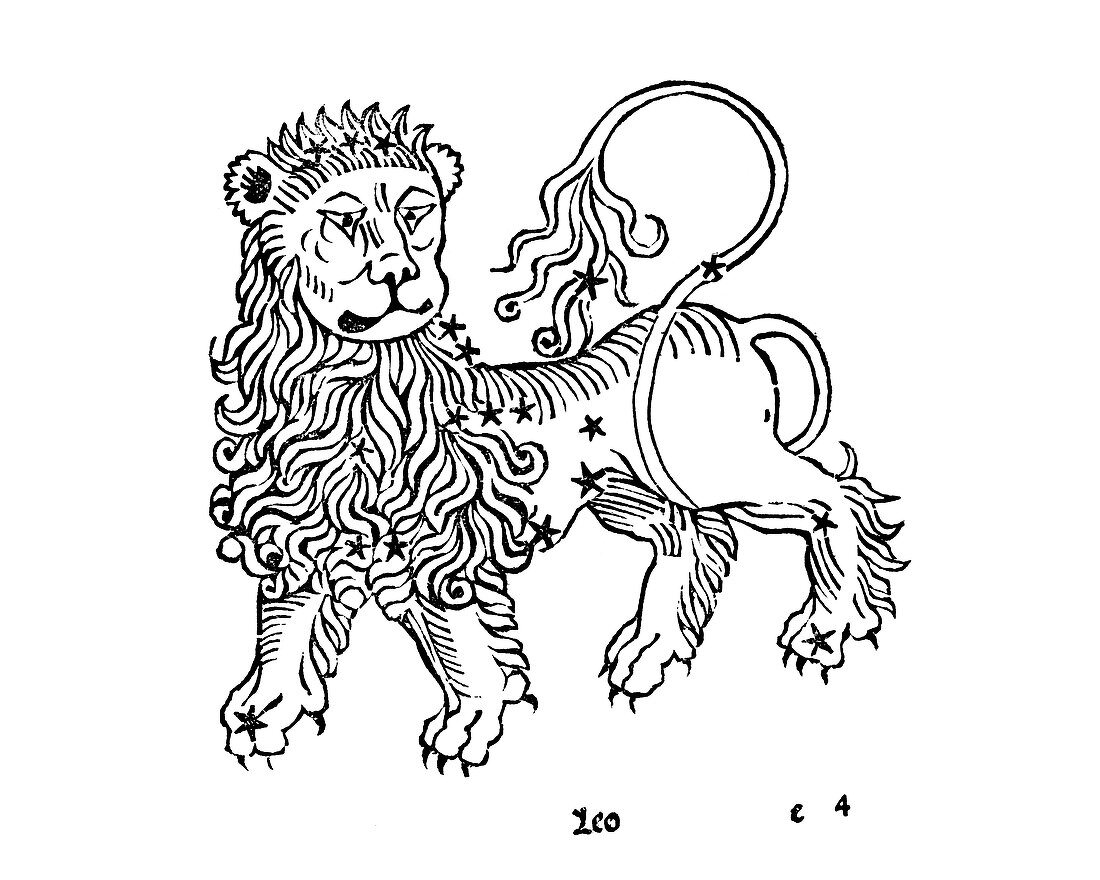 Leo constellation,1482