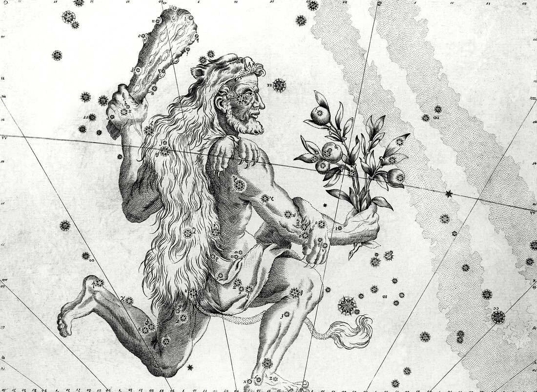 Hercules constellation,1603