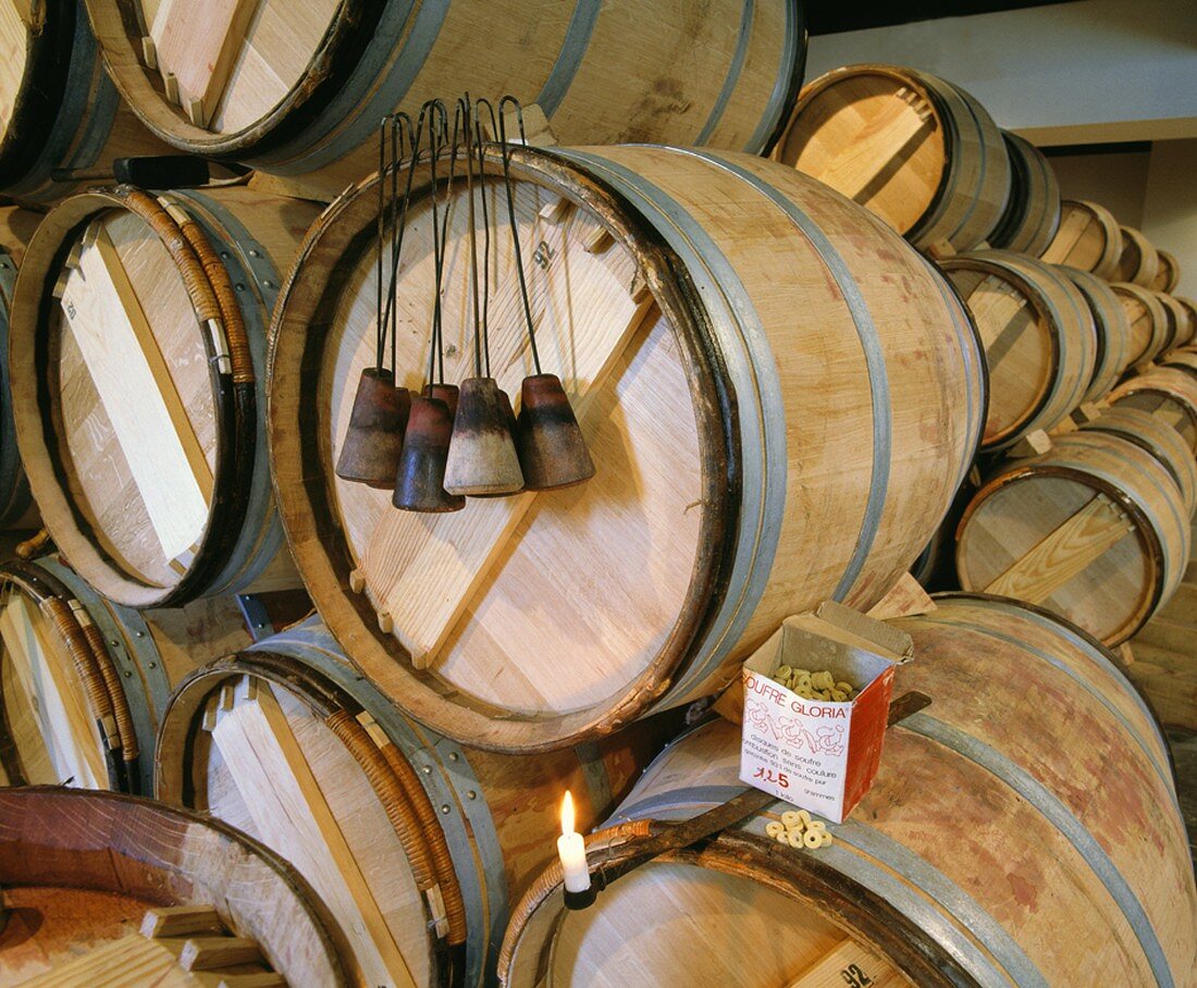 Die Zugabe von Schwefel ermöglicht die Haltbarkeit des Weins