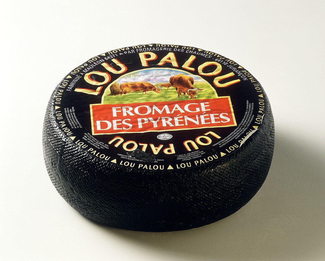 Whole Packaged Round of Lou Palou Pyrenees Cheese