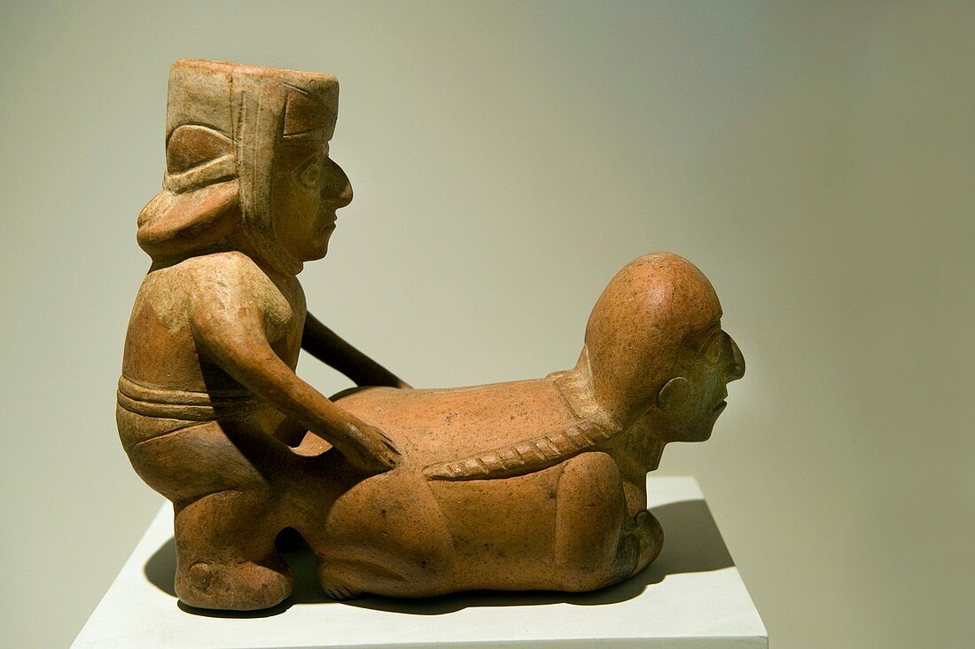 Erotic sculpture,Moche Epoch