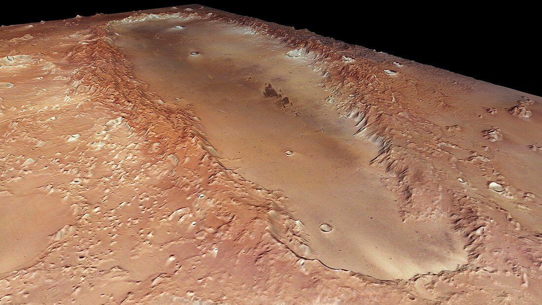 Orcus Patera,Mars Express image