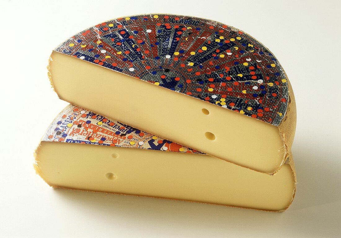 Two Halves of Appenzeller Cheese