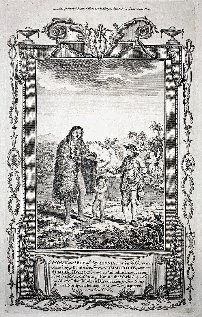 1764 Patagonian Giants Byron Voyage