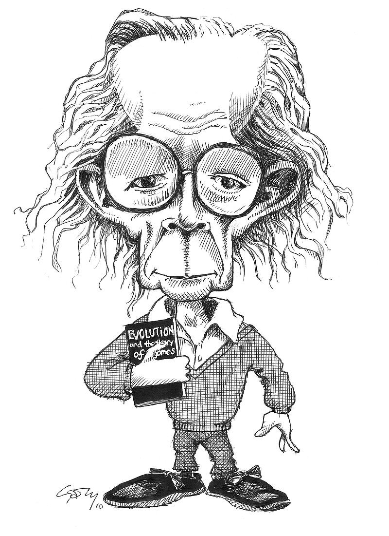 John Maynard Smith,caricature