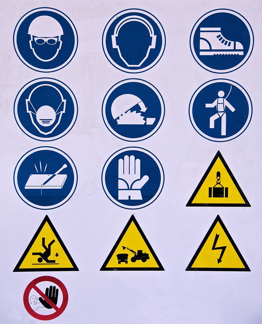 Construction industry warning signs