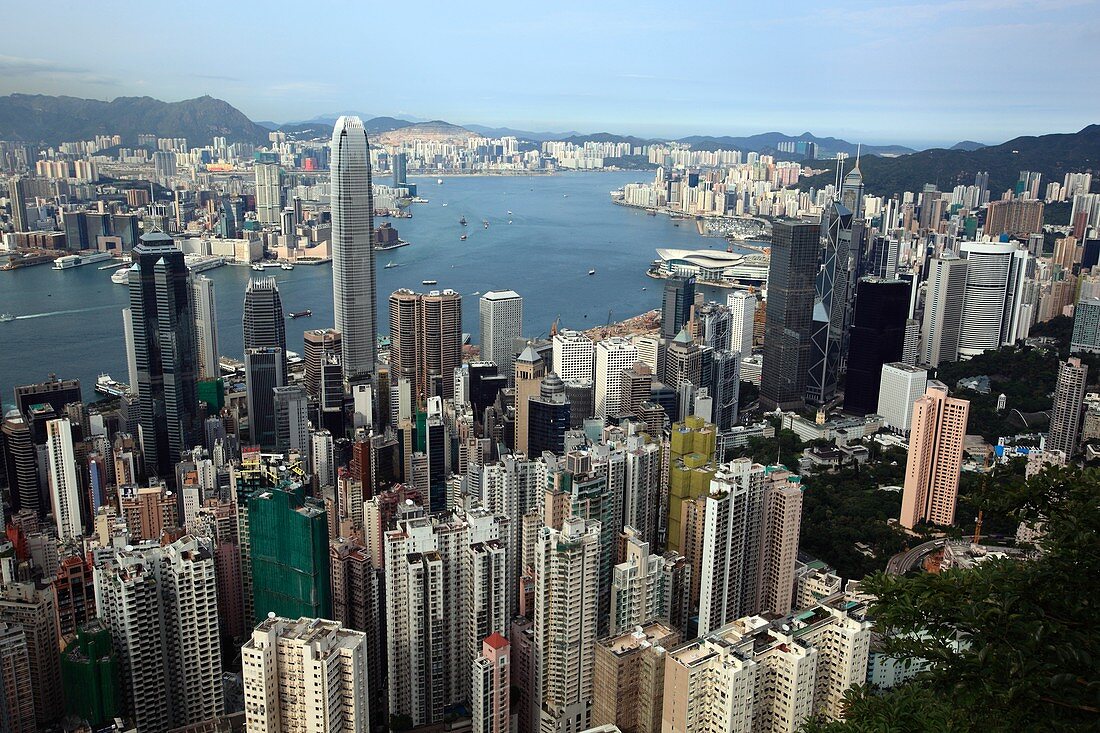 Hong Kong city and harbour