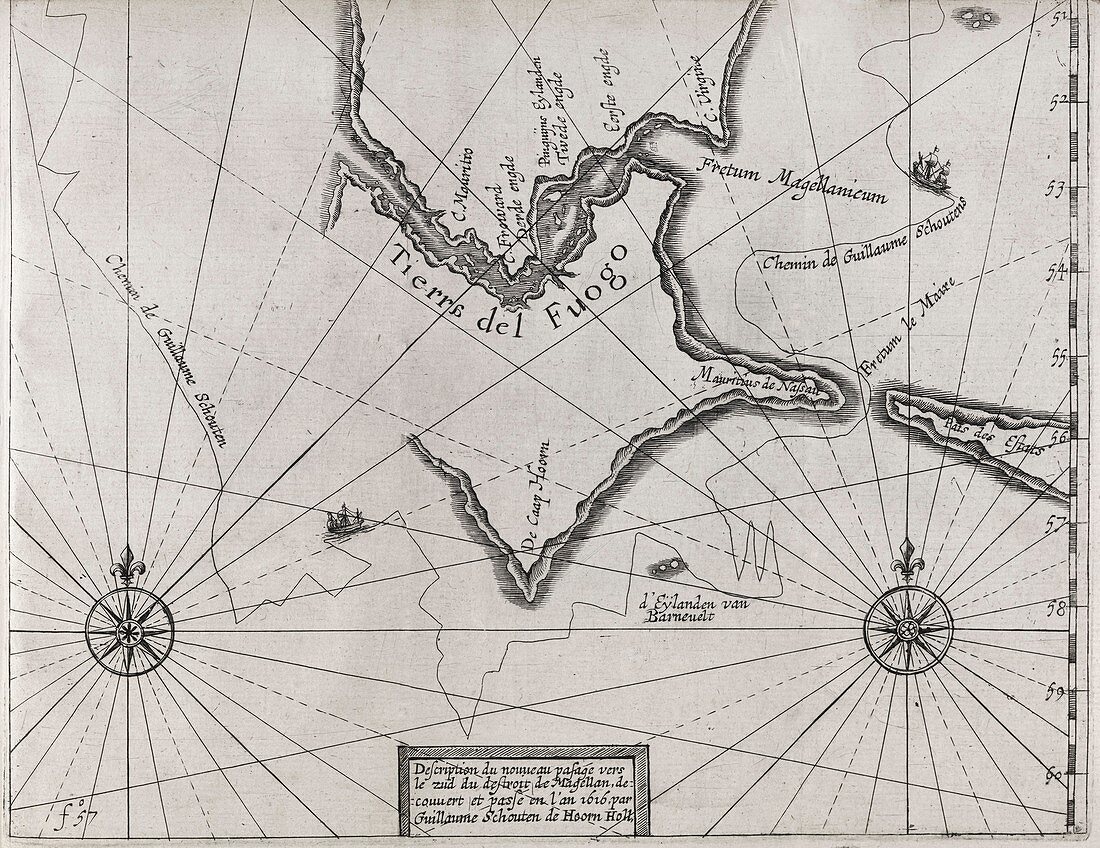 Schouten rounding Cape Horn,1616