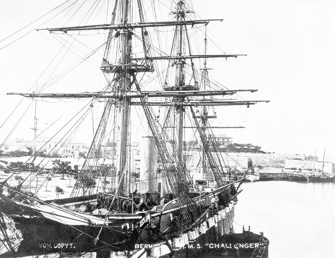 HMS Challenger in Bermuda