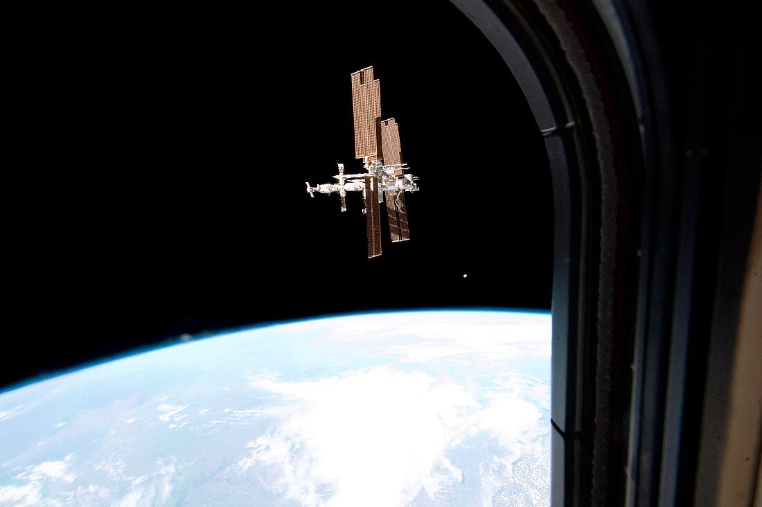 ISS from Atlantis,2011