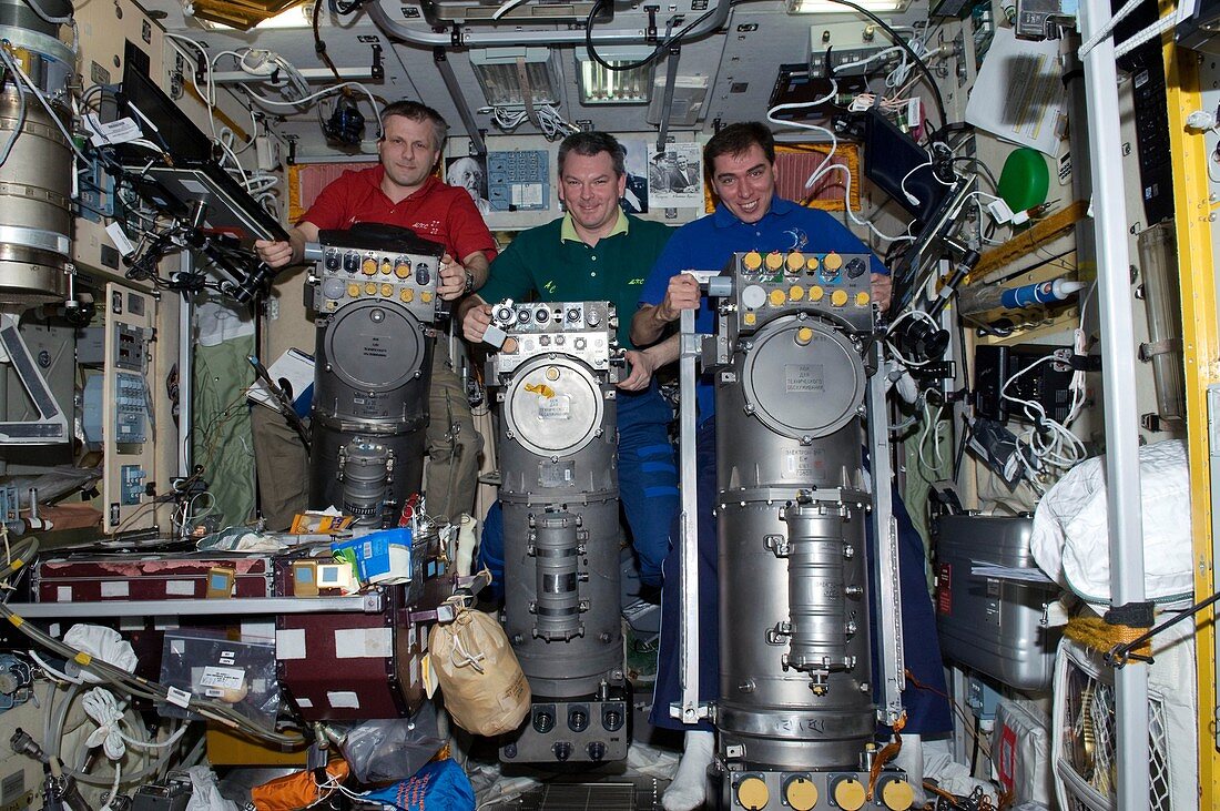 Russian ISS astronauts,July 2011