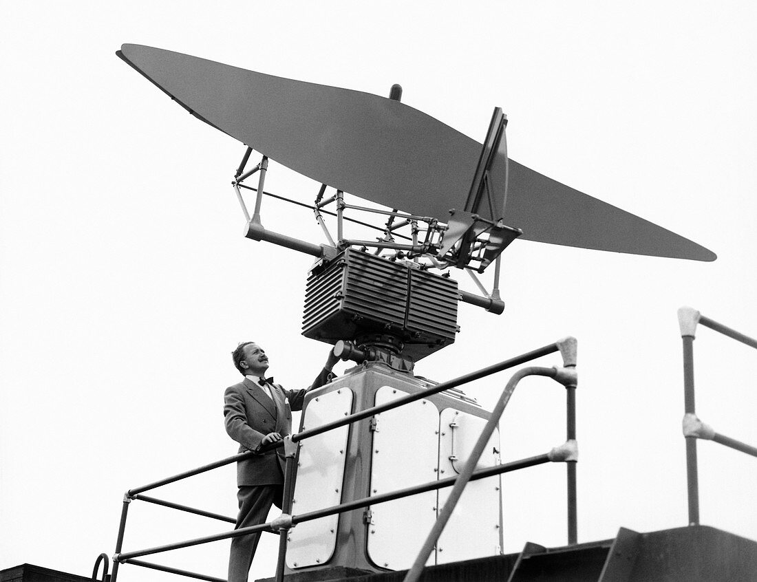 London Weather Centre radar,1961