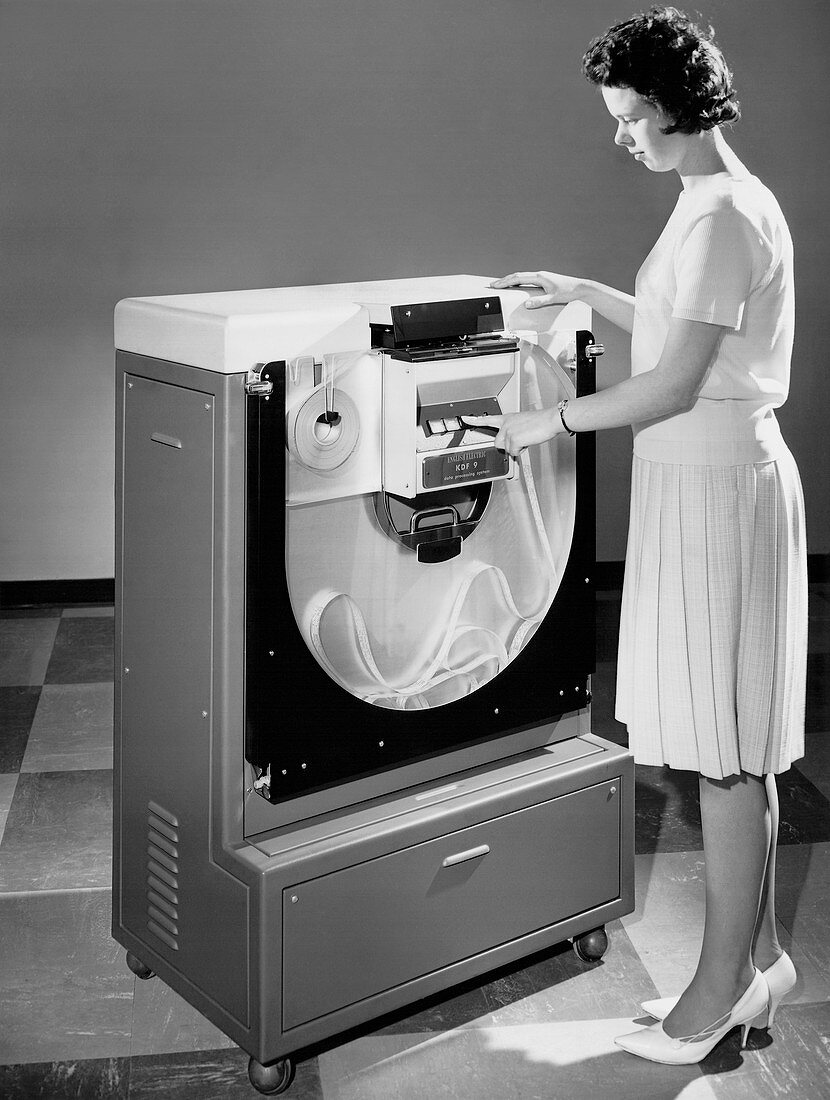 Computer tape reader,1960s