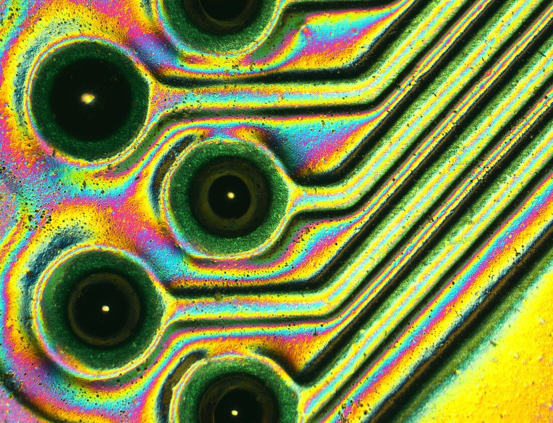 Printed circuit board,light micrograph