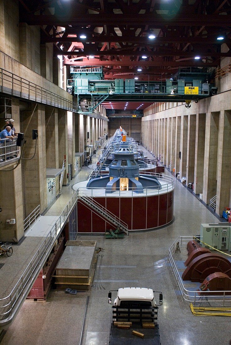 Hoover Dam generator hall