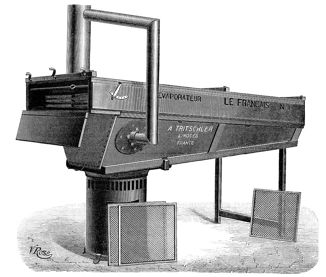 Dessicating machine,19th century
