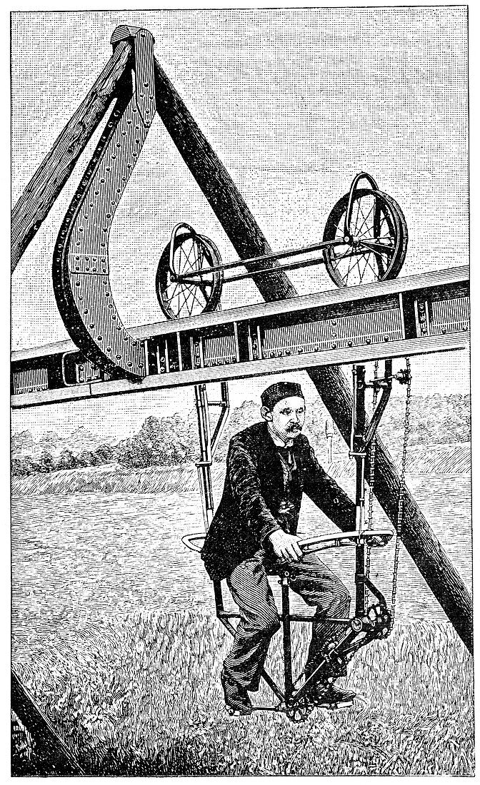 Bicycle monorail,early 20th century