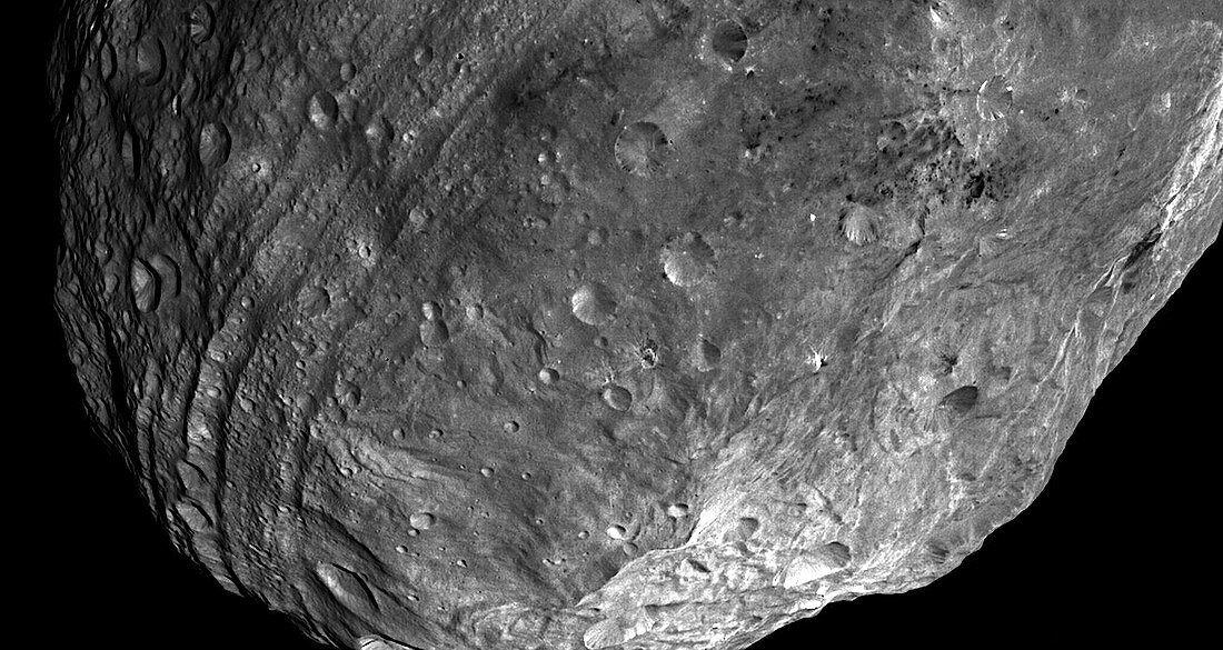 Vesta asteroid,satellite image