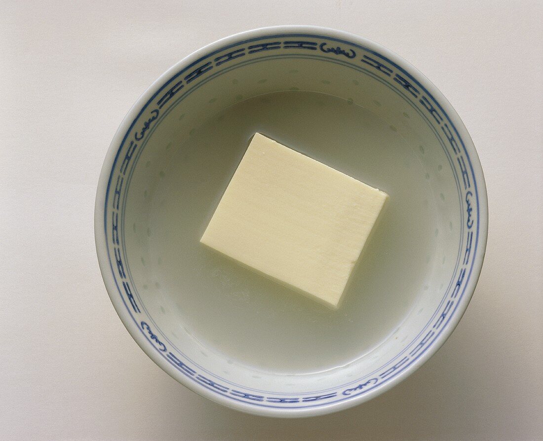 Tofu in a Bowl with Water