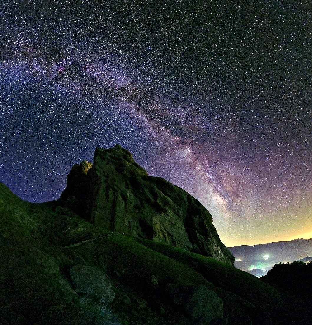 Milky Way over Alamut,Iran