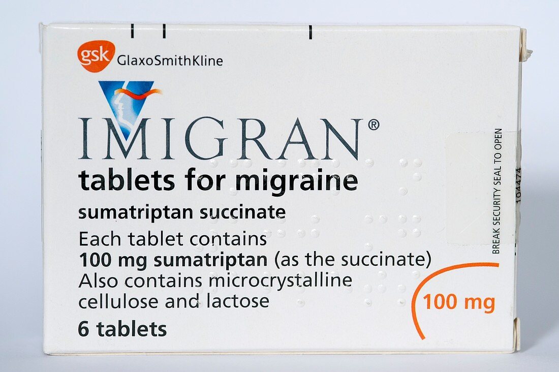Migraine relief tablets