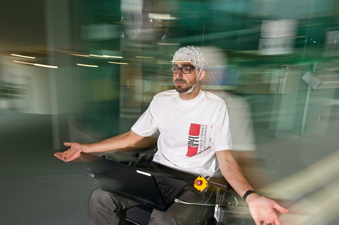 Thought-controlled wheelchair