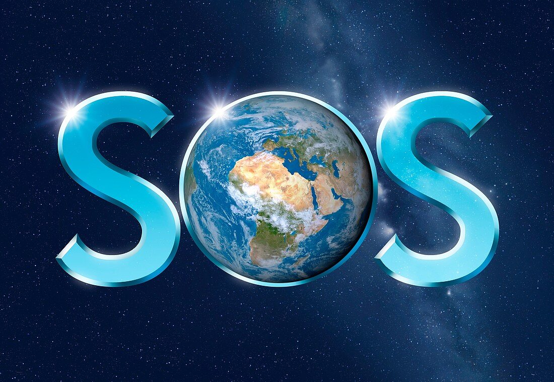 Earth SOS,conceptual image